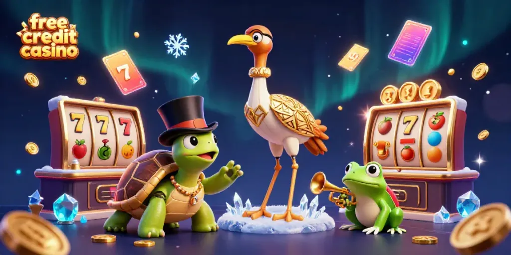 Enjoying the excitement of free credit casino games with dynamic characters and elements around them