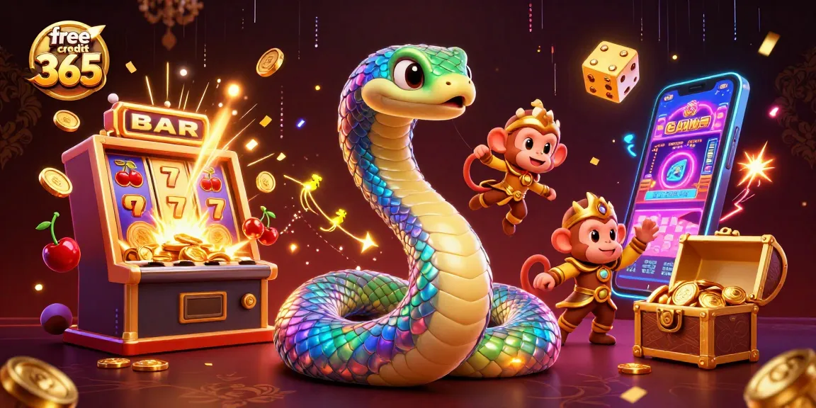 Engage in thrilling gameplay with free credit 365 at luxurious online casinos showcasing vibrant audiovisual elements.