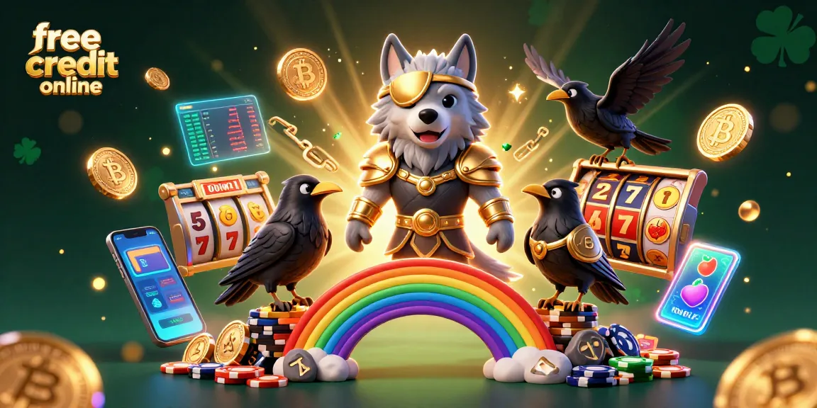 Claim exciting bonuses with free credit online at top casinos featuring Odin and ravens.
