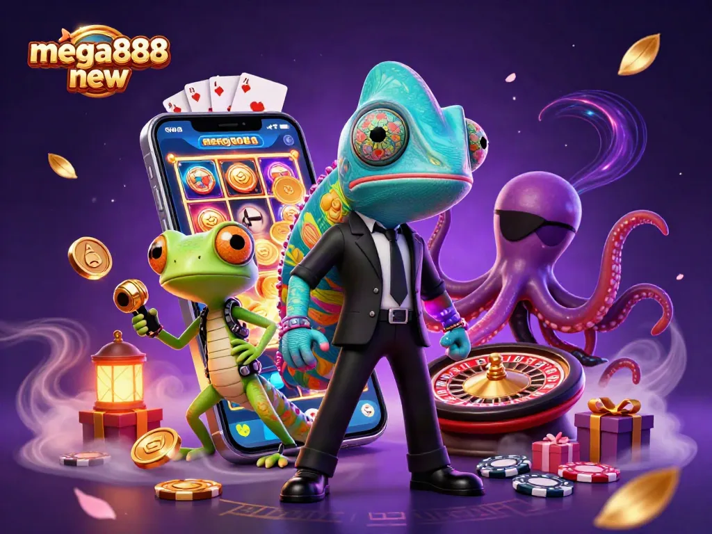 Engage with the mega888 new slots and casino action featuring animated characters and dynamic gameplay elements.