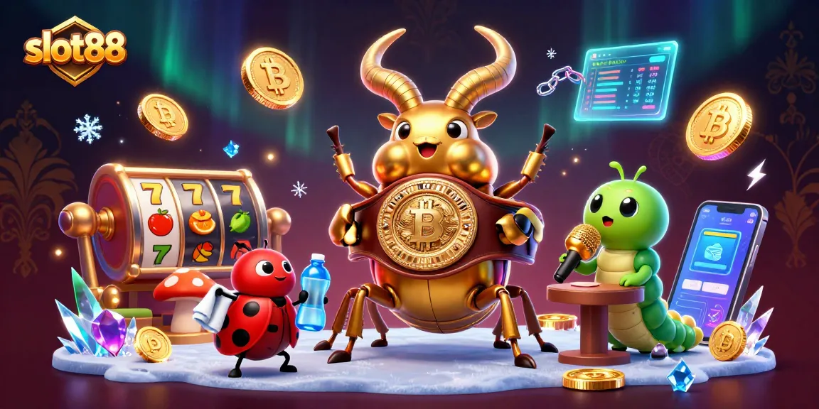 Engage with slot88 and experience exciting jackpots in this vibrant casino illustration.