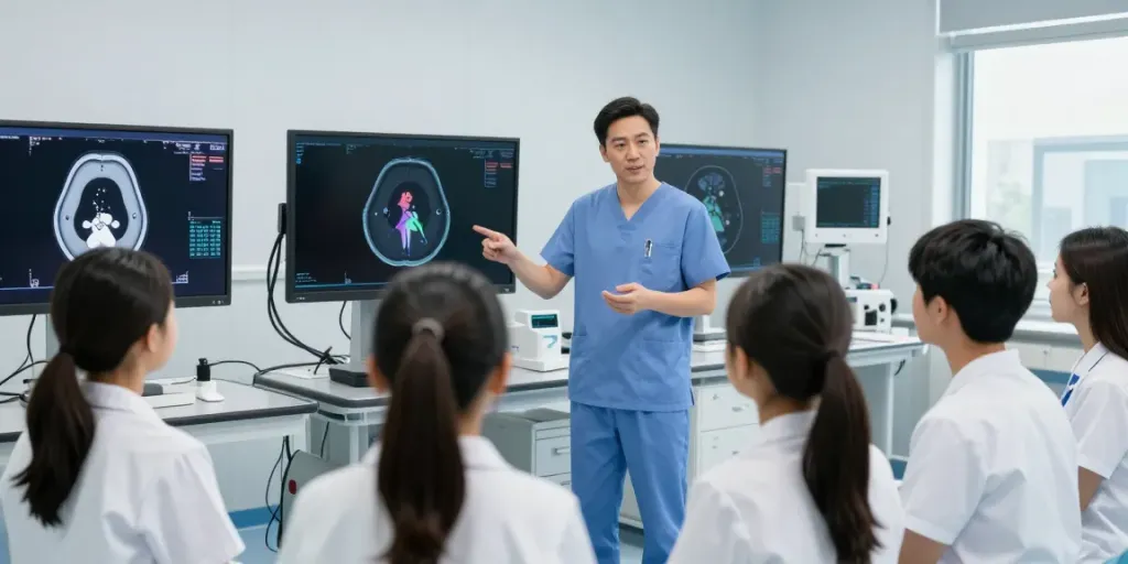 Learn about CT Scan and MRI techniques at https://radiologyexplained.com with medical professionals in an immersive lab setting.
