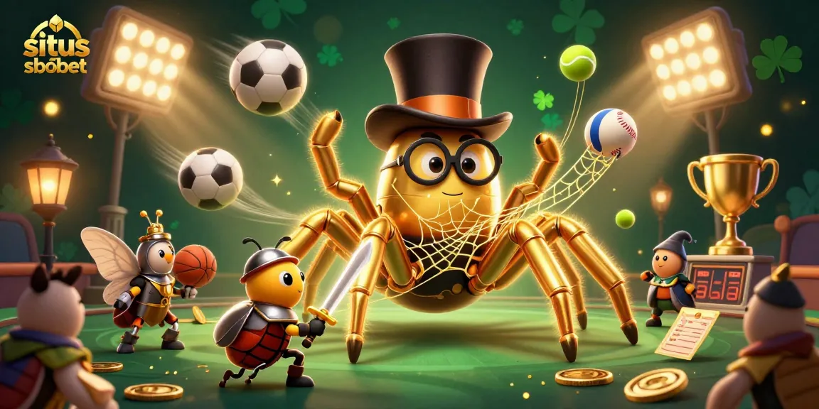Experience thrilling moments with situs sbobet in a vibrant sports betting scene with dynamic characters.