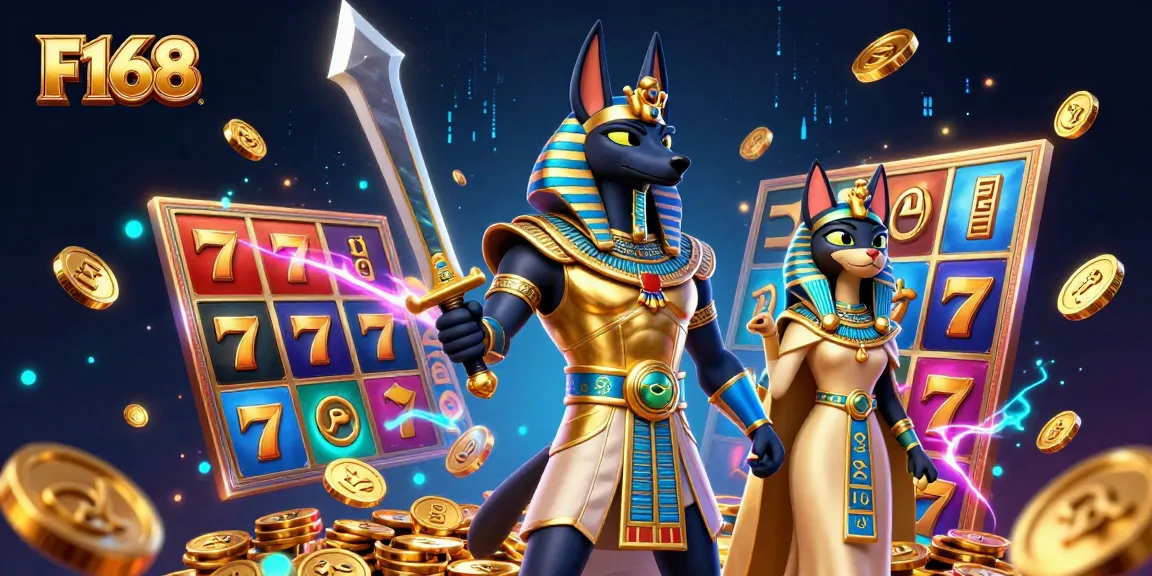 Experience thrilling gambling at F168 with vibrant characters and dynamic casino elements.